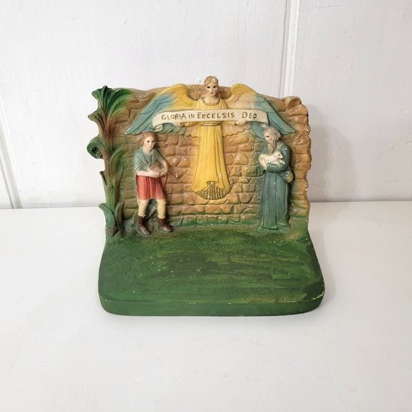 Vintage Chalkware Nativity Scene Base - Picture 7 of 7